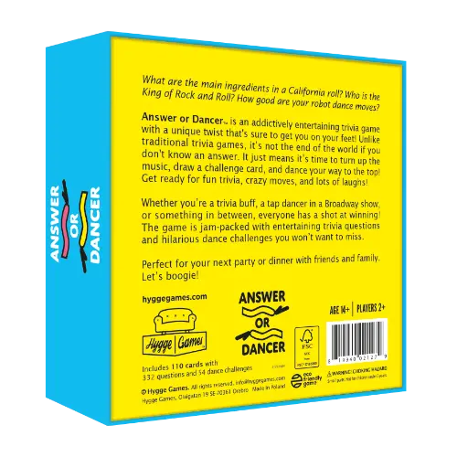 Card Game - Answer Or Dancer