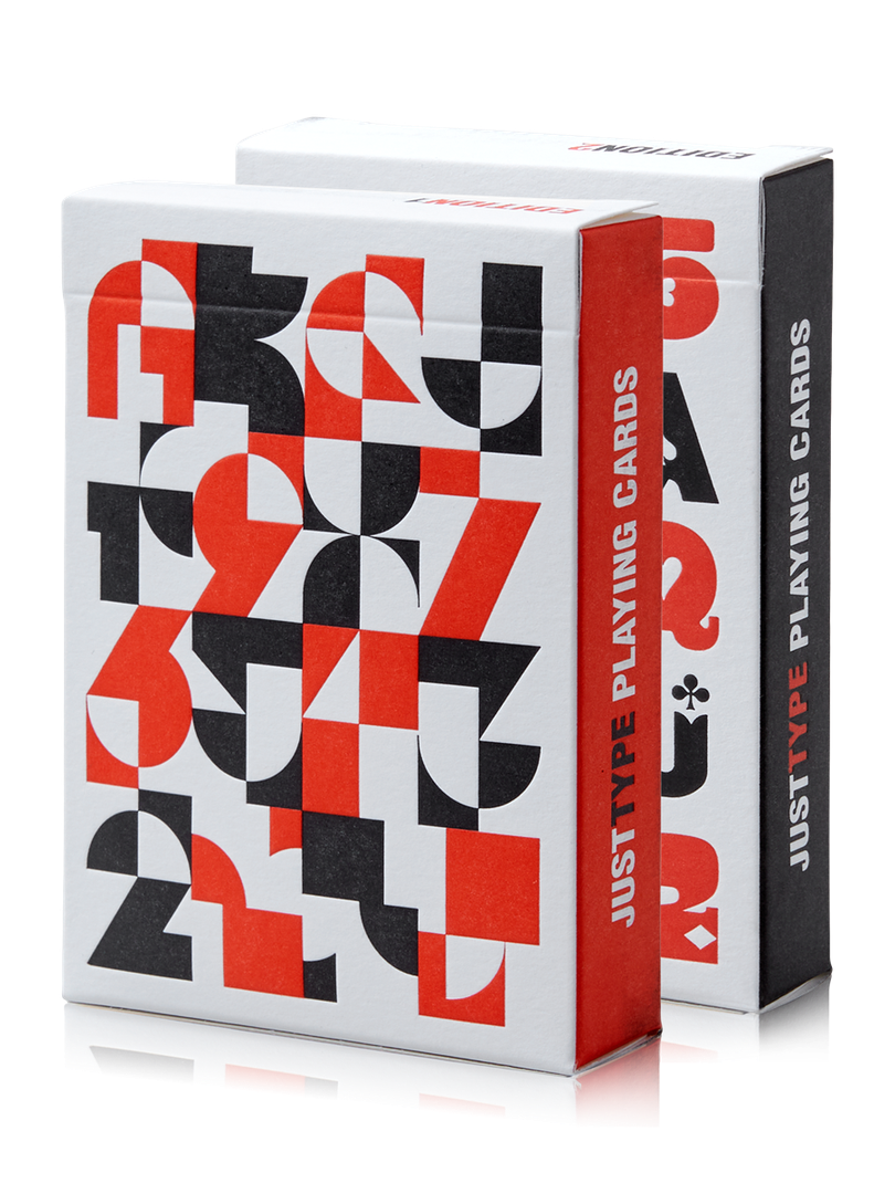 Just Type Playing Cards