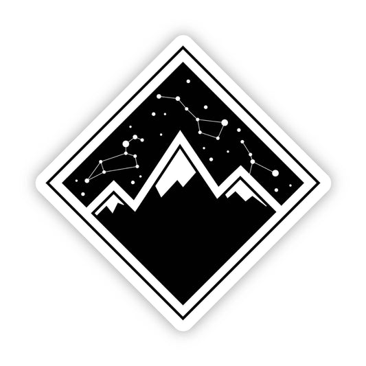 Constellations & Mountains Sticker