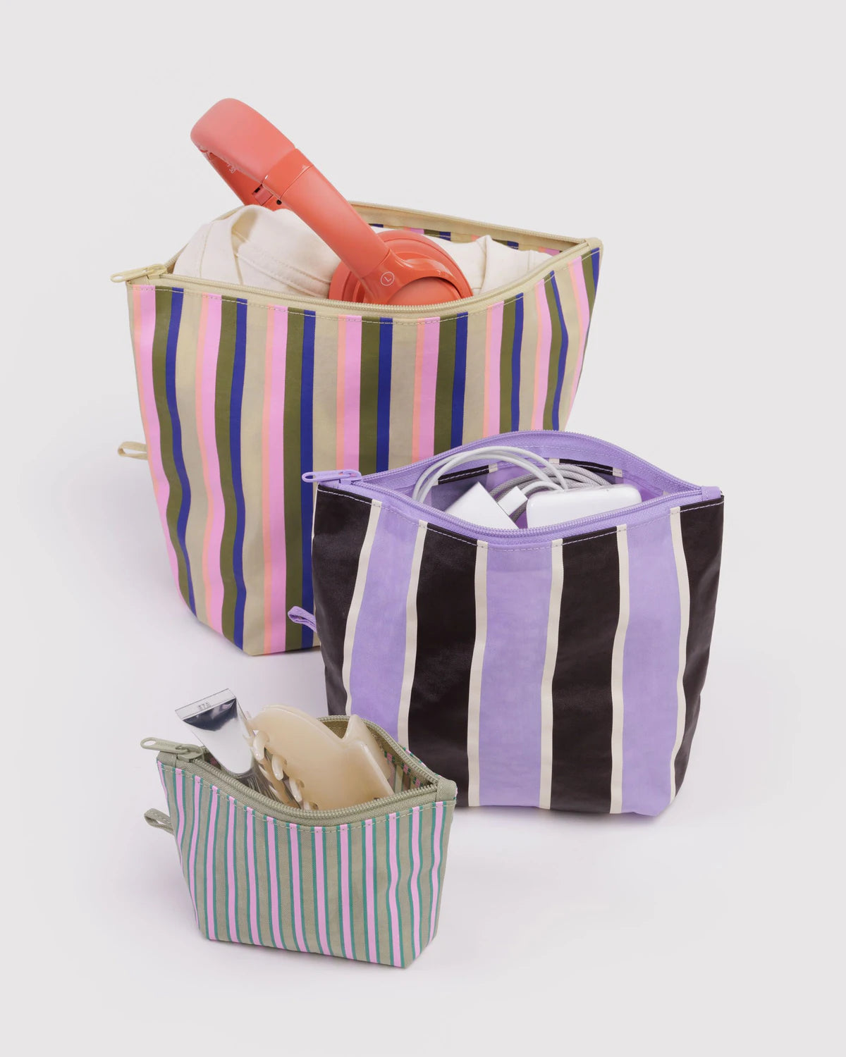 Go Pouch Set -Candy Shop Stripes