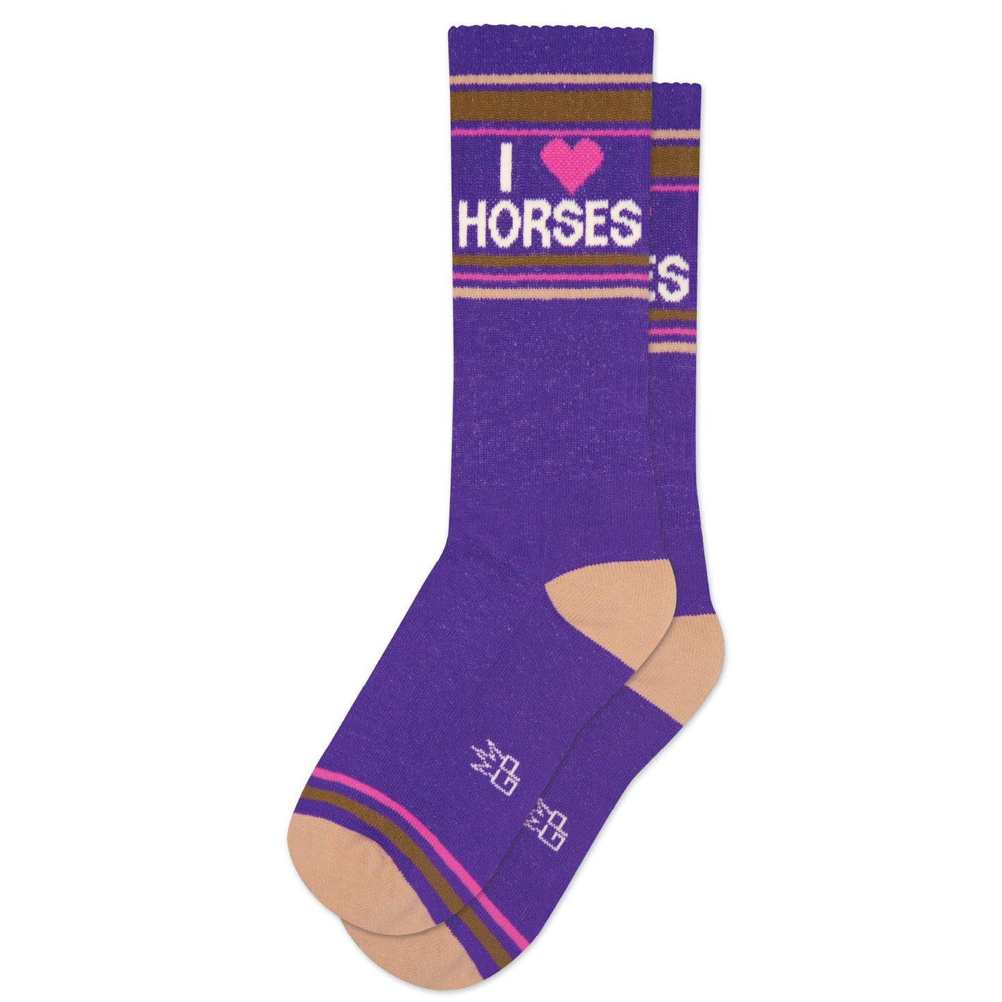 I ❤️ Horses Gym Crew Socks