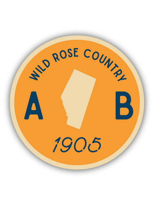 Alberta Circle EST Sticker