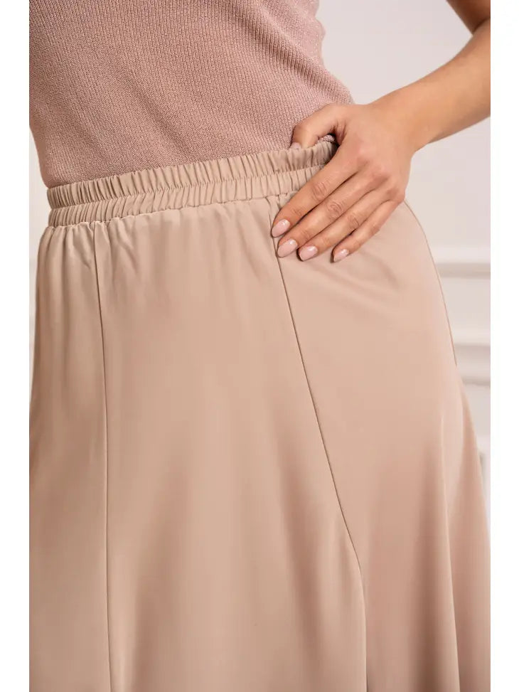 Valentine Plain Satin Skirt