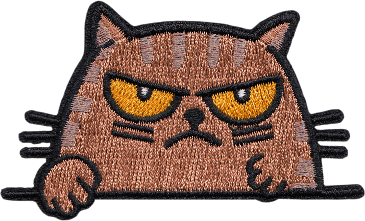 Patch - Cat - Brown And Grumpy