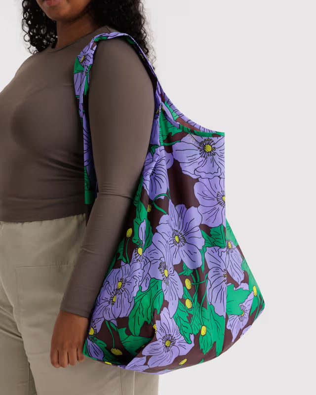 Big Baggu - Maroon Poppy