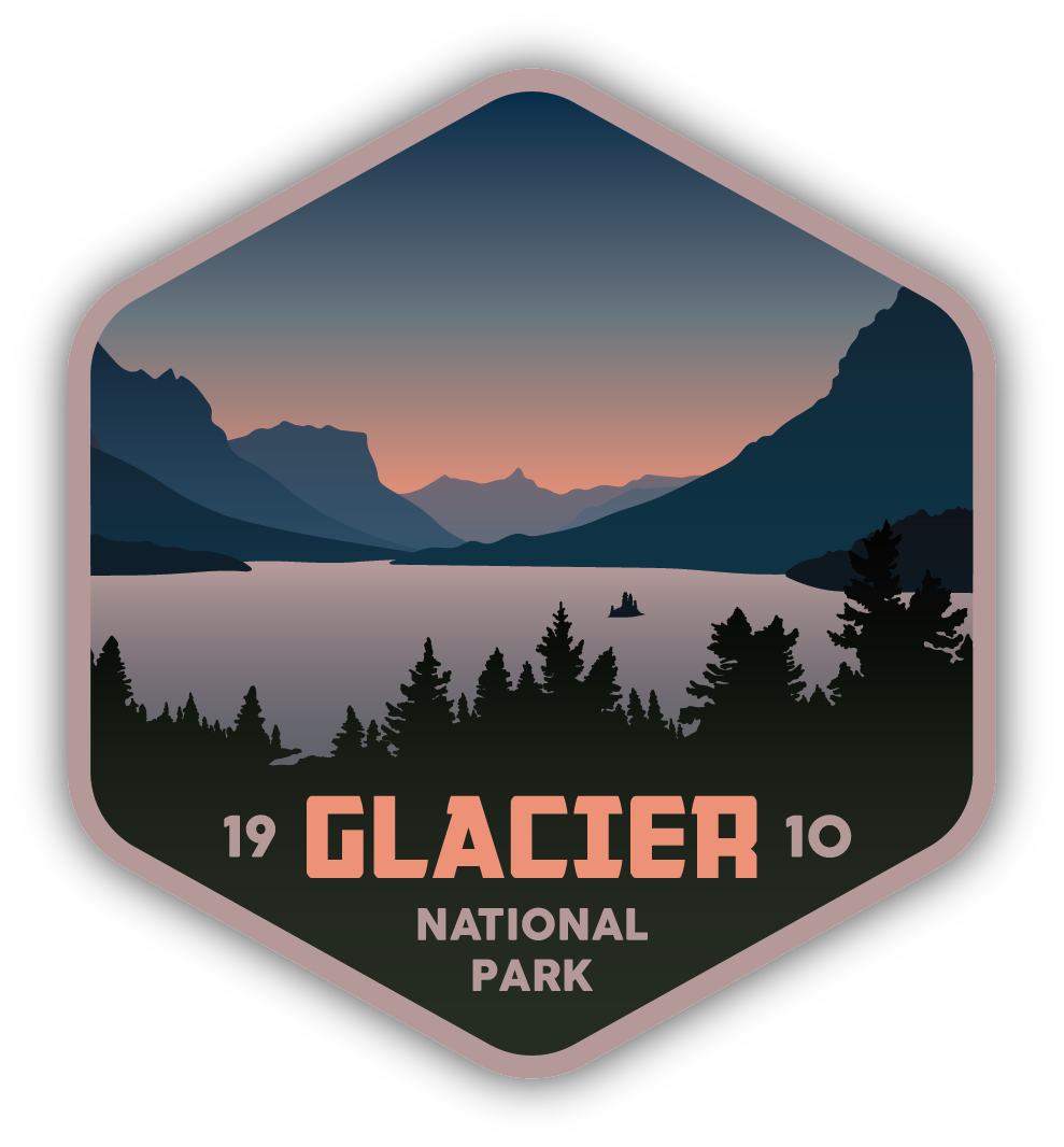 Glacier National Park Sticker