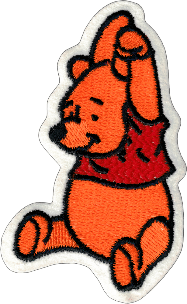 Patch - Winnie The Pooh Cute Cartoon VINTAGE 1990s STOCK