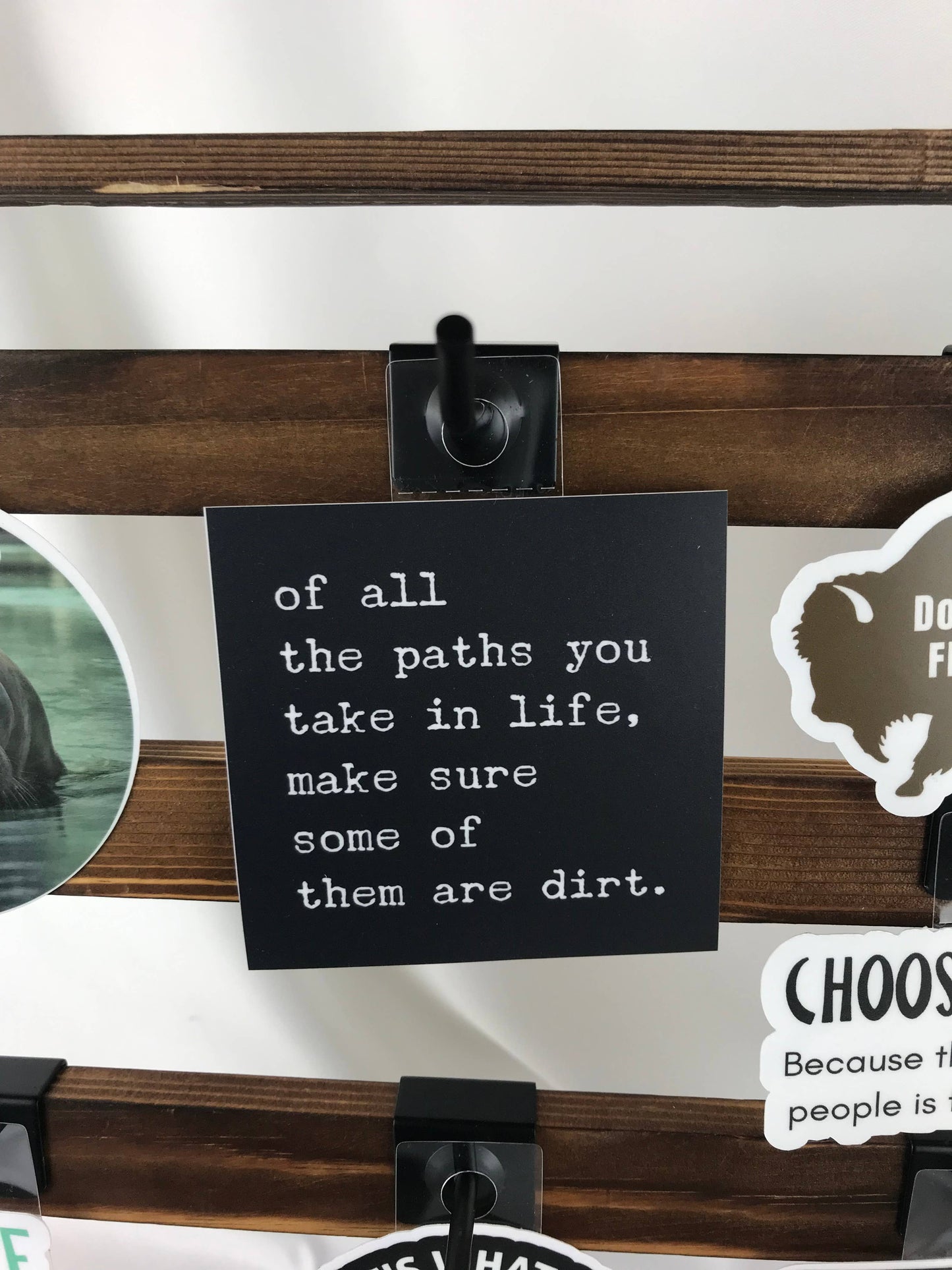 All the Paths You Take in Life Vinyl Sticker