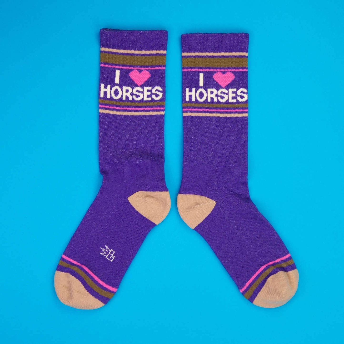 I ❤️ Horses Gym Crew Socks