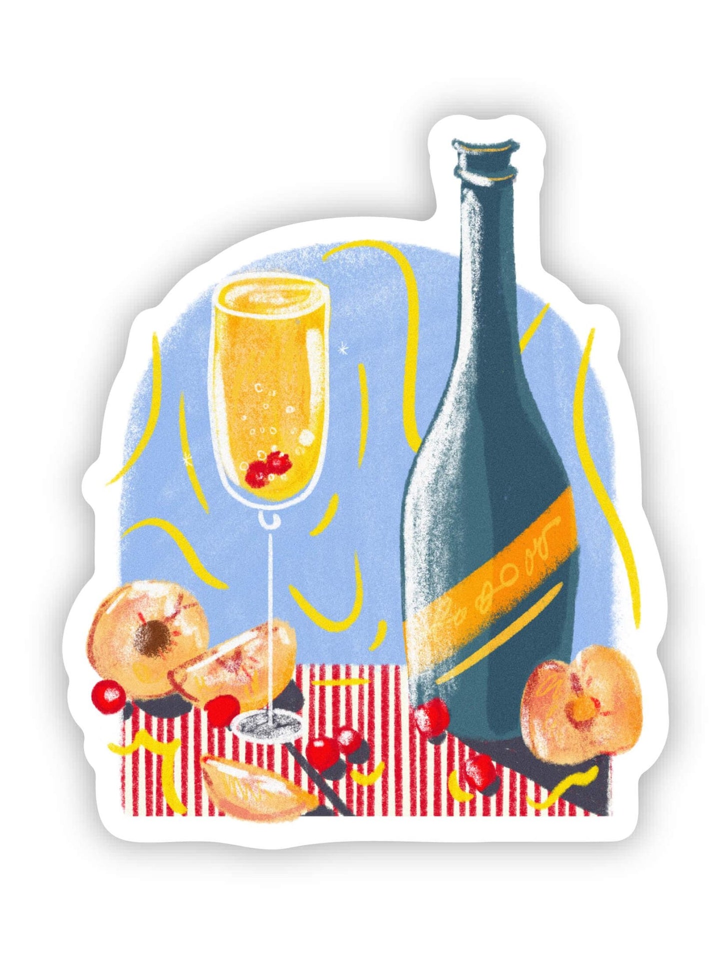 Bellini Cocktail Sticker