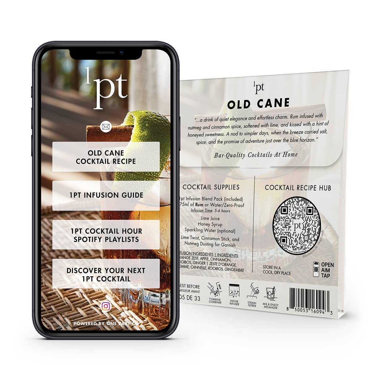 1pt Old Cane Cocktail Pack