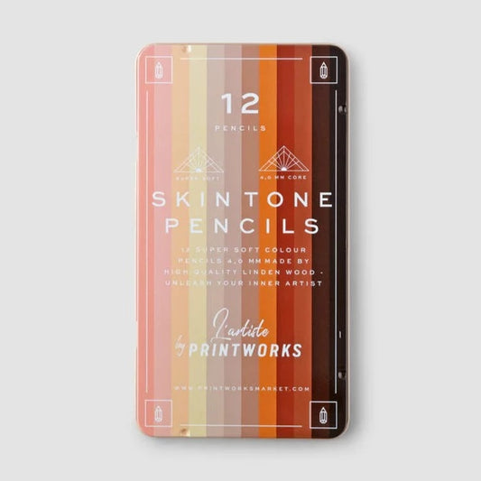 12 Color Pencils | Skin Tone
