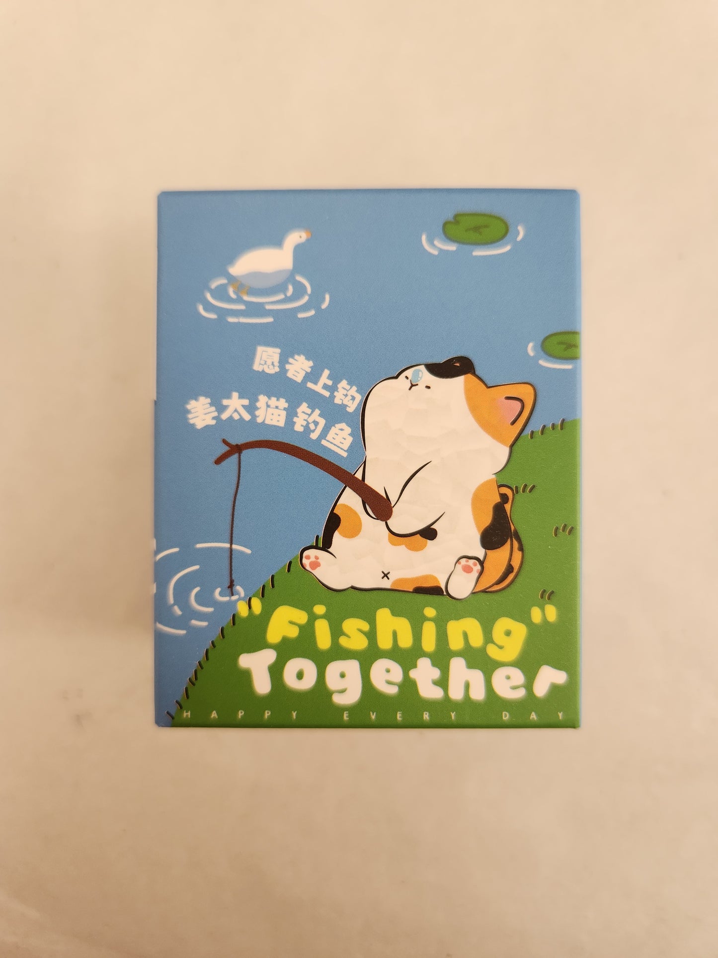 Fishing Together Cat Figurine