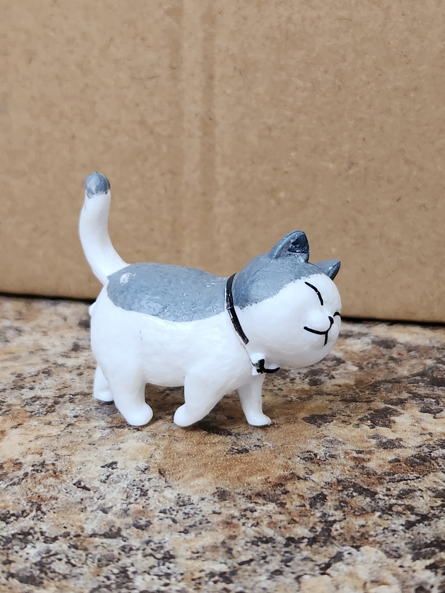 Small Walking Cat Figurine