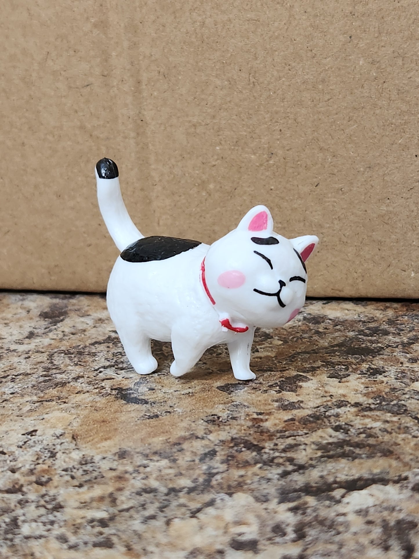 Small Walking Cat Figurine