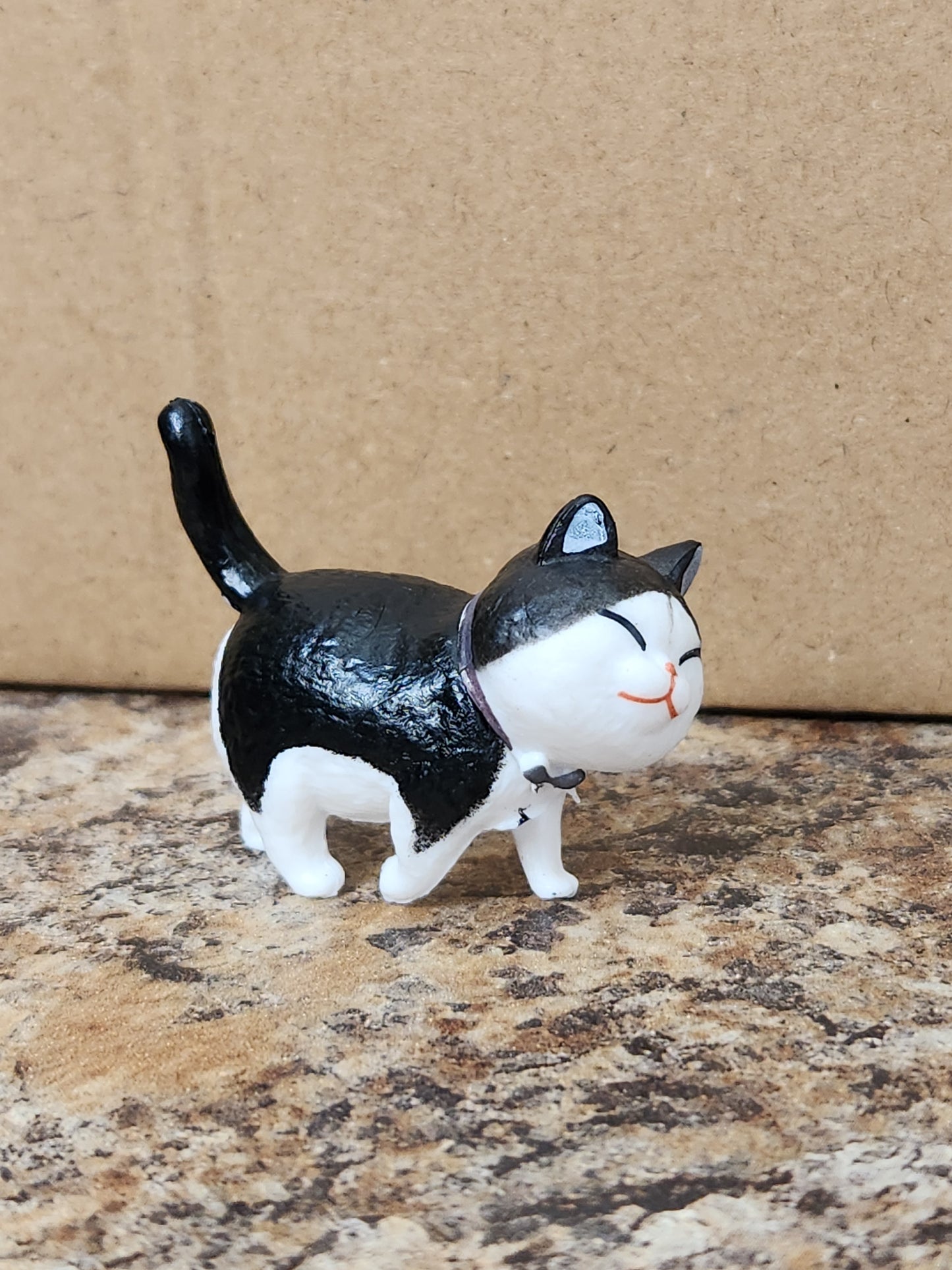 Small Walking Cat Figurine