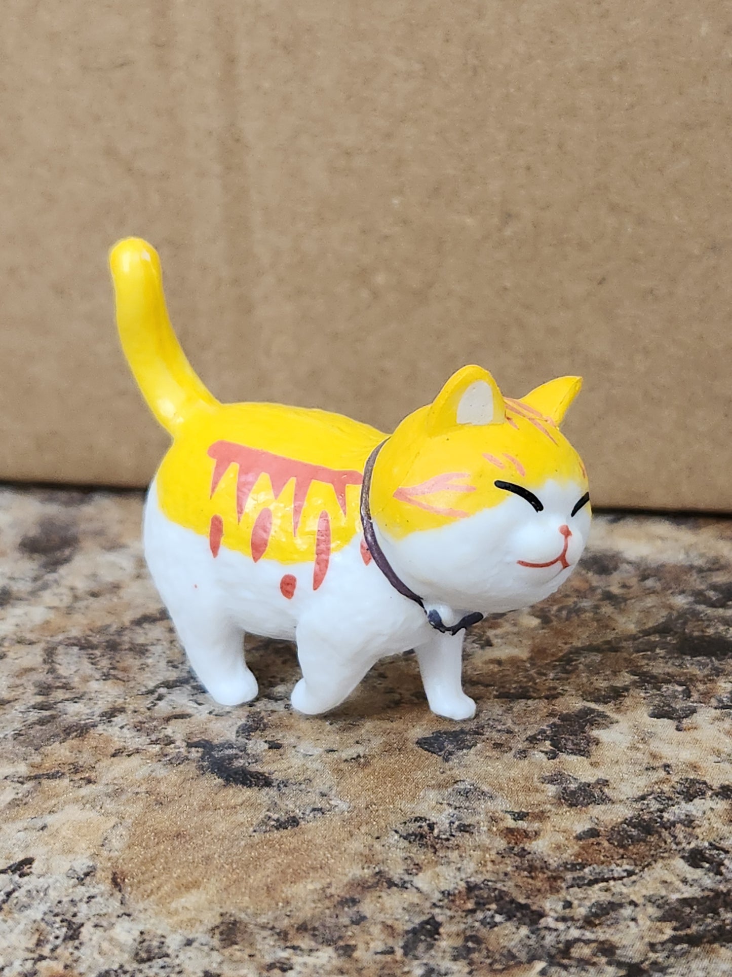 Small Walking Cat Figurine