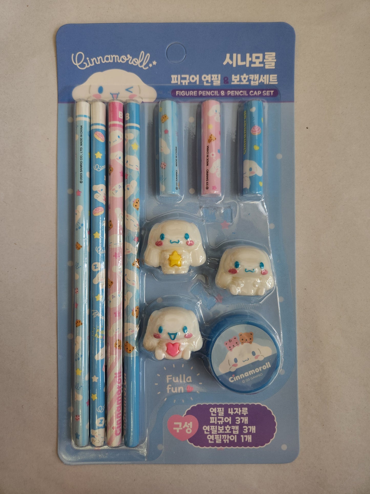 Character Themed Pencil And Pencil Cap Set