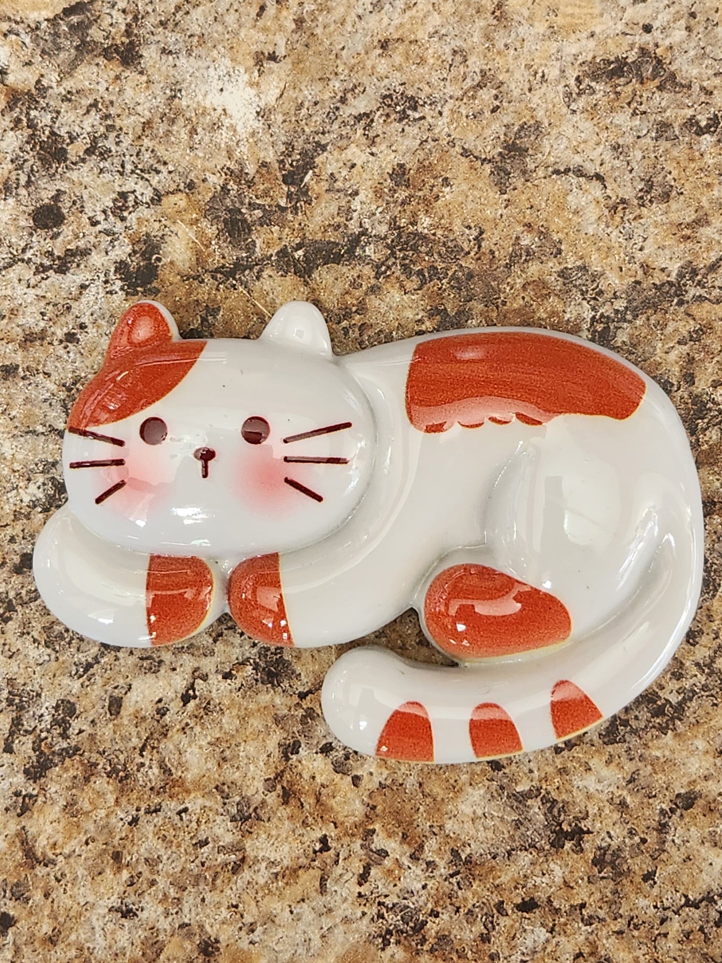 Curled Up Cat Magnet