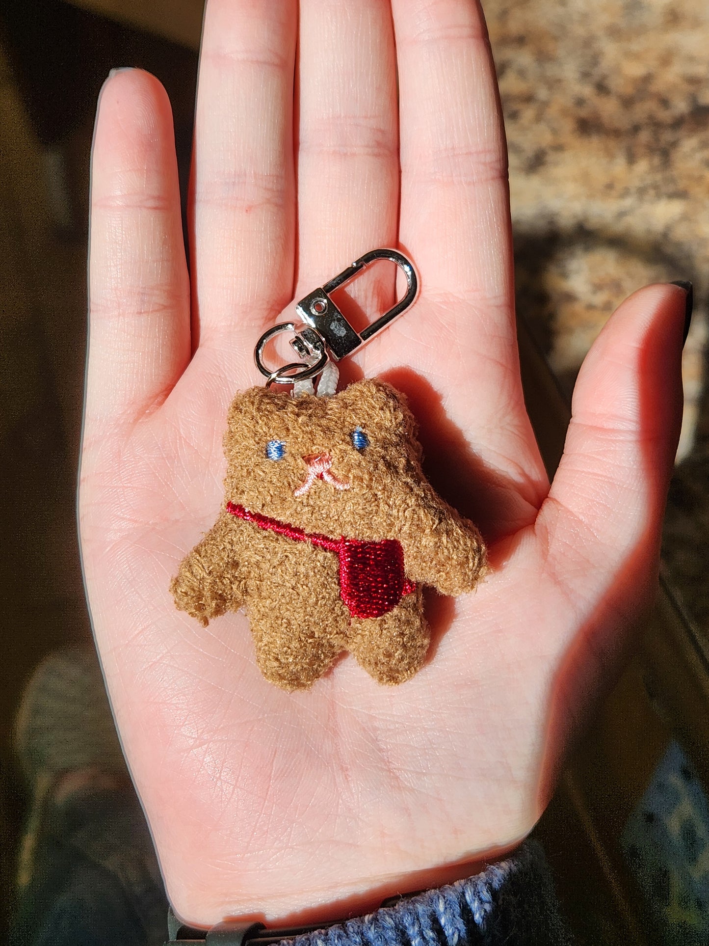 Mini Teddy Bear Keychain
