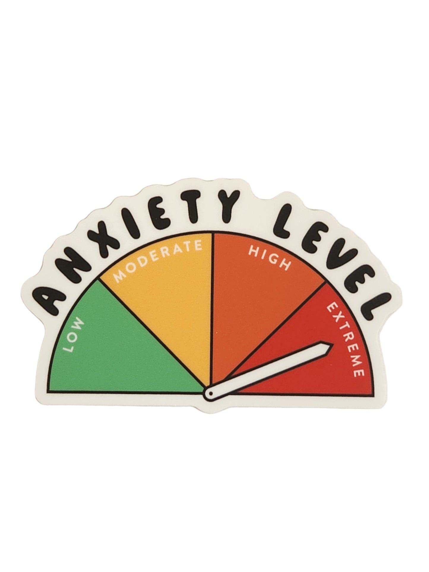 Anxiety Level Extreme Sticker