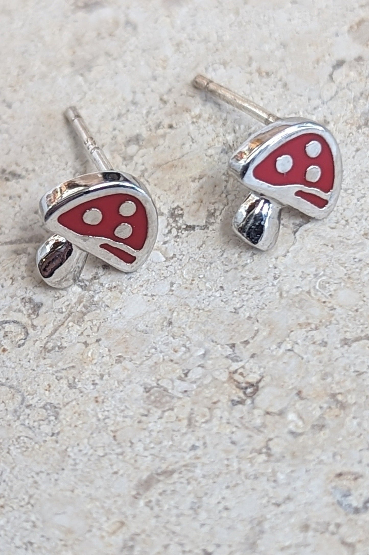 Magic Mushroom Stud Earrings