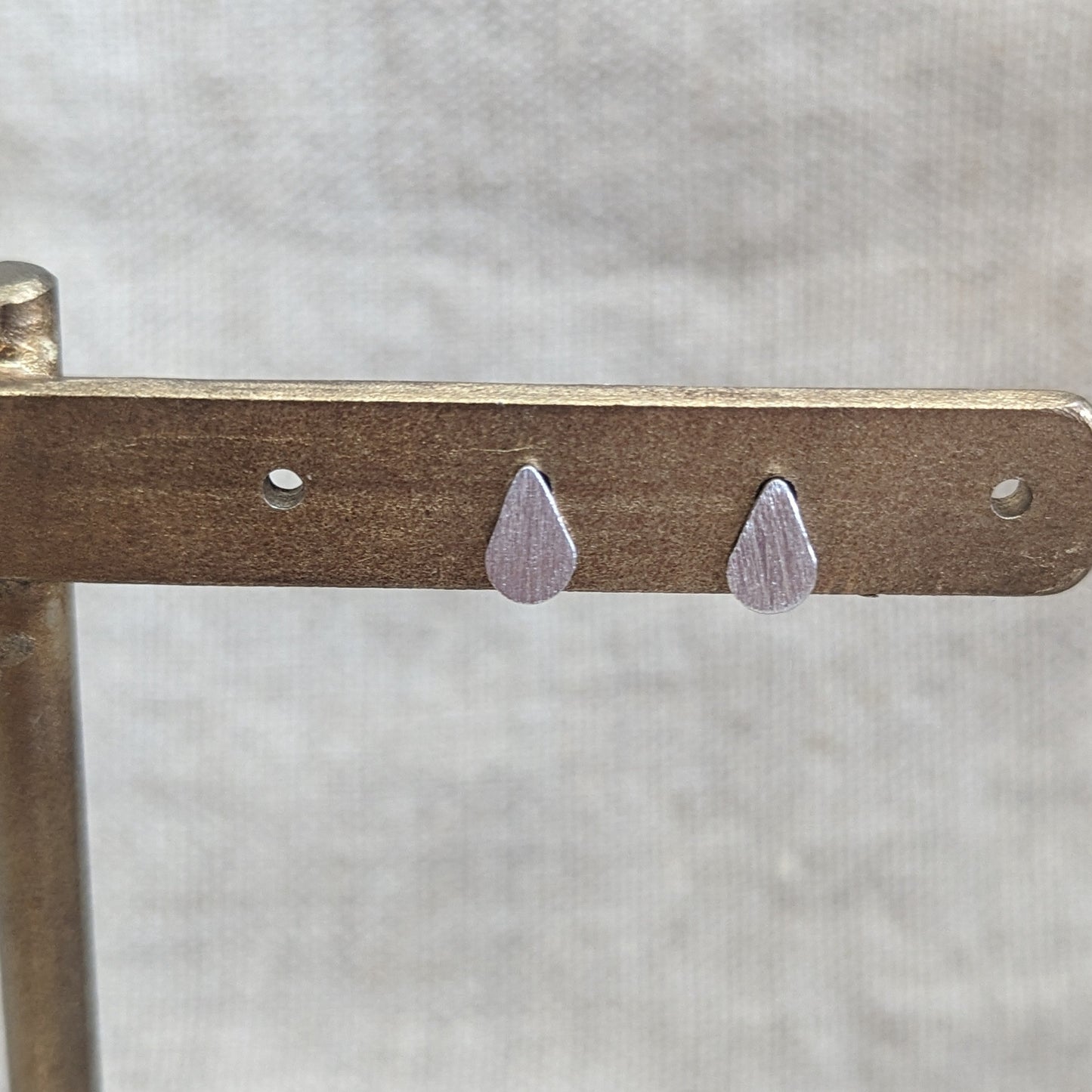 Water Droplet Stud Earrings