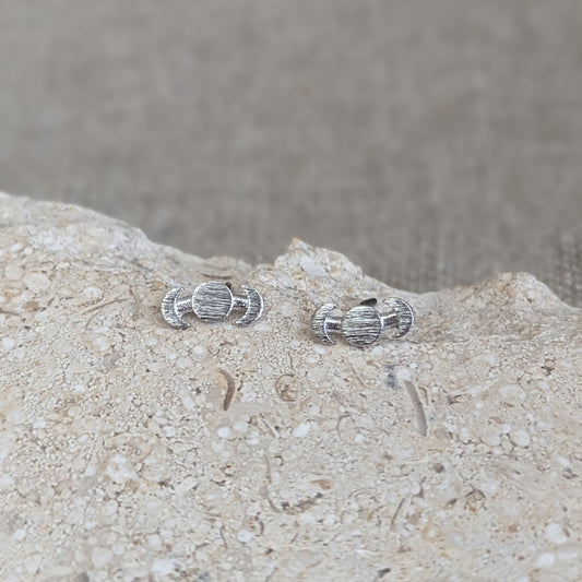 Phases of the Moon Stud Earrings