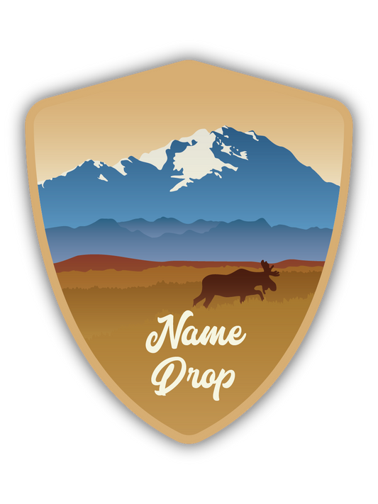 Moose Mountains Sticker