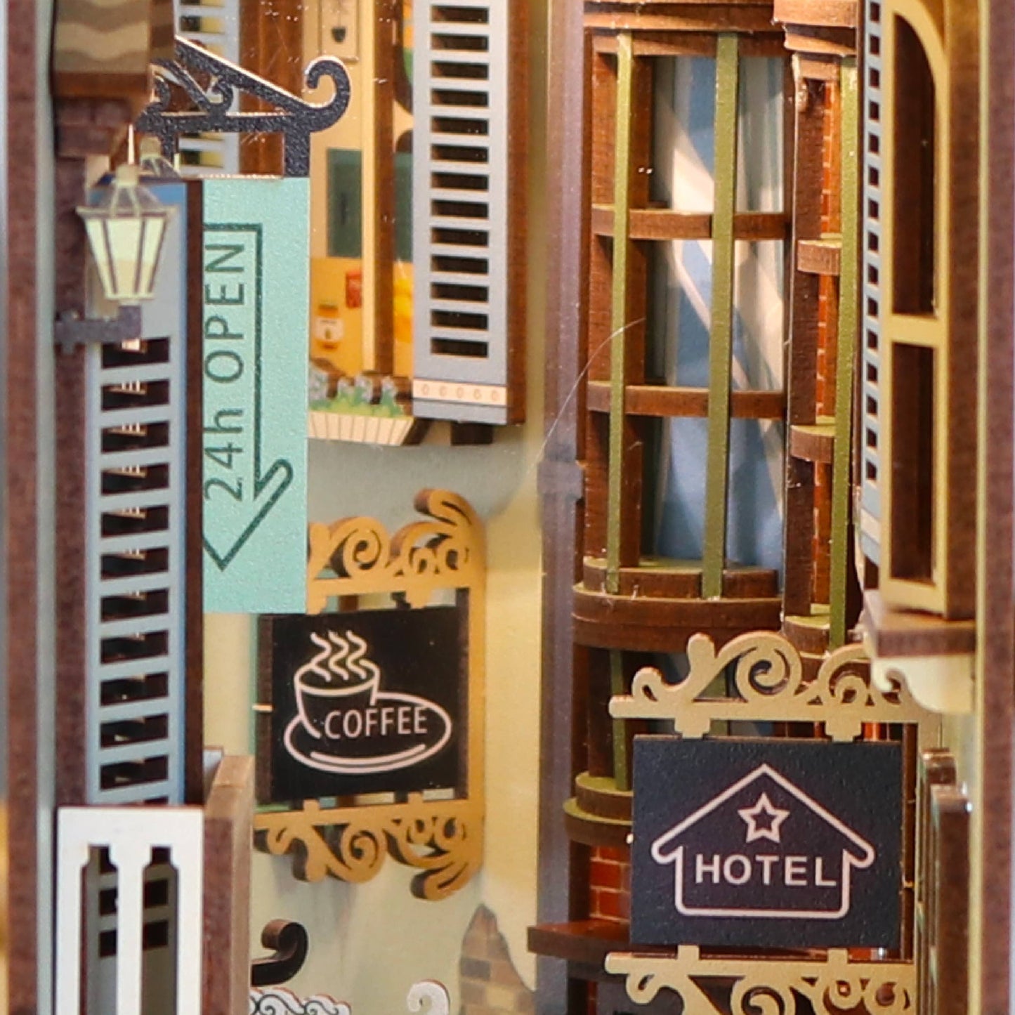 DIY Miniature Model Book Nook Kit: Travel in Venice