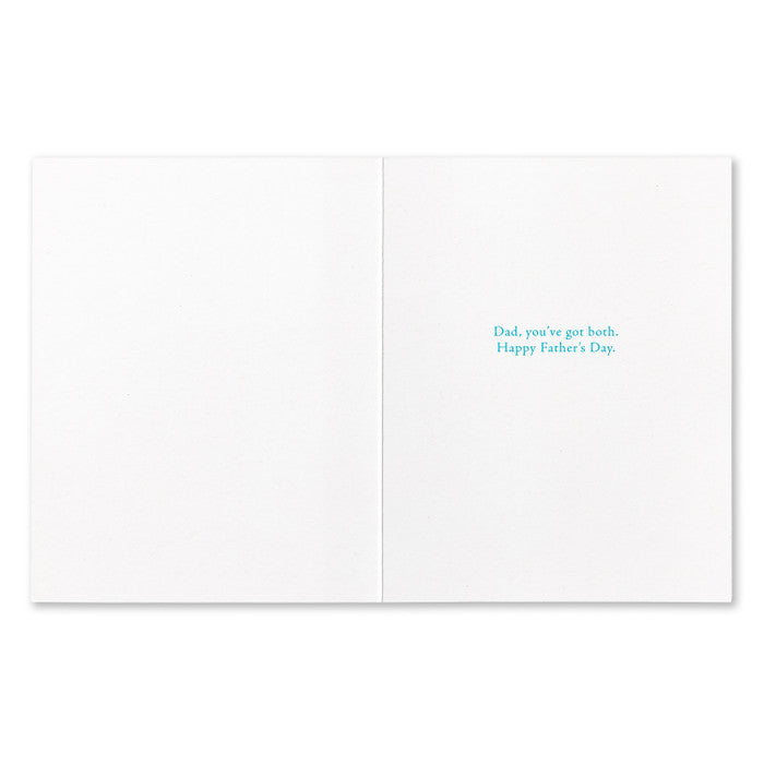 "A Good Head and a Good Heart" Father's Day Card