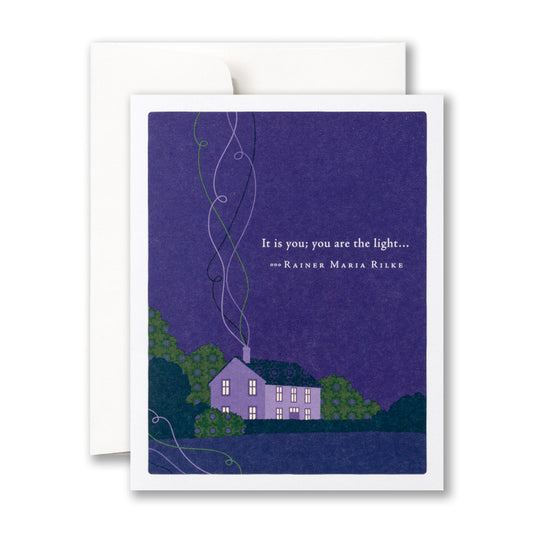 "It is You; You are the Light" Mother's Day Card