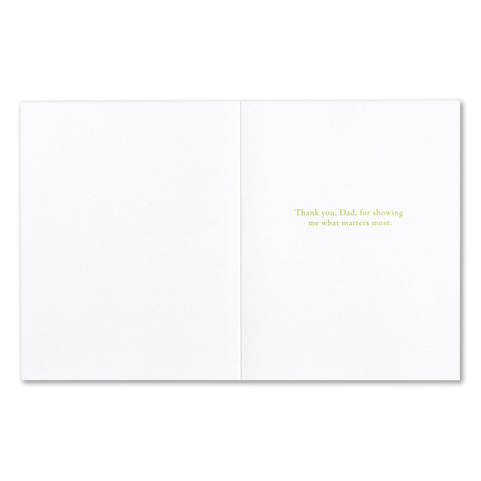 "Enthusiasm is the Most Important Thing in Life" Father's Day Card
