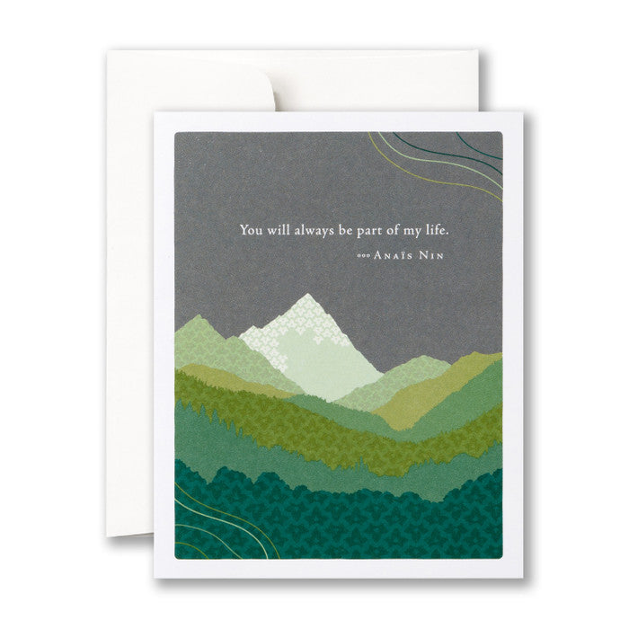 "You Will Always Be Part of My Life" Father's Day Card