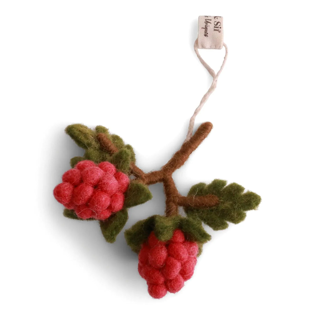 Raspberry ornaments