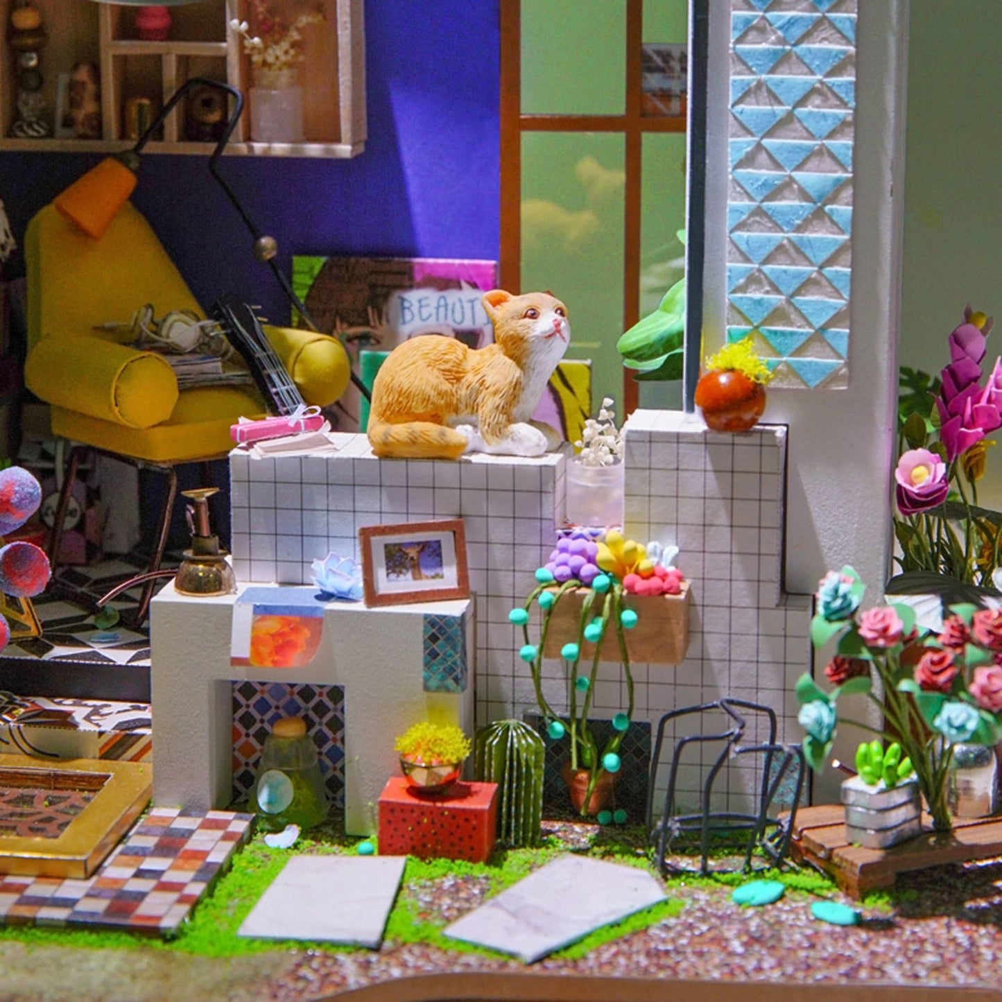DIY Miniature Model Kit: Lily's Porch
