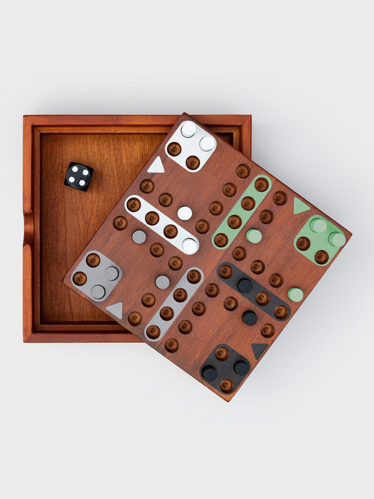 Iron & Glory Wooden Ludo Game
