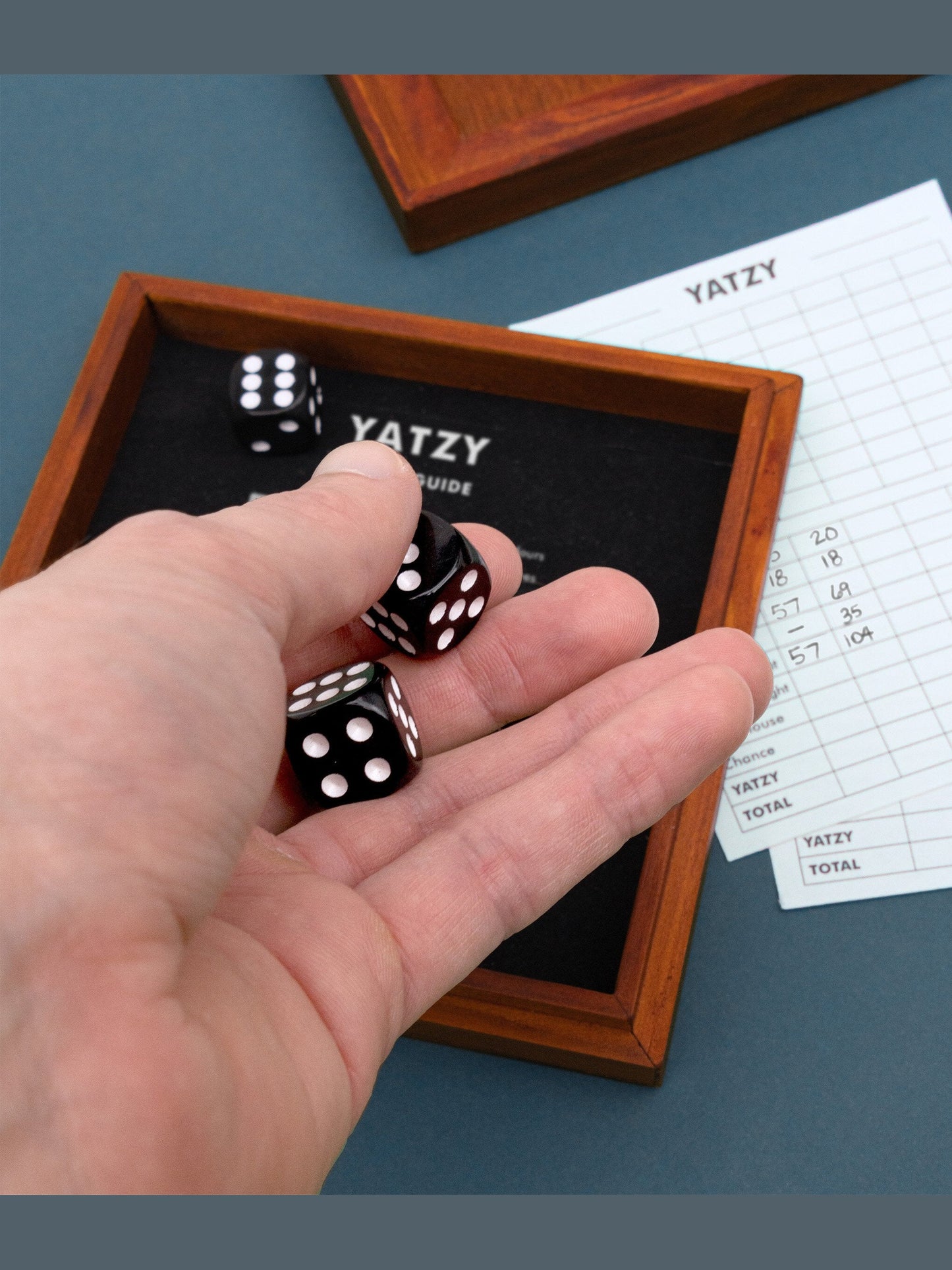 Iron & Glory Wooden Yatzy Game