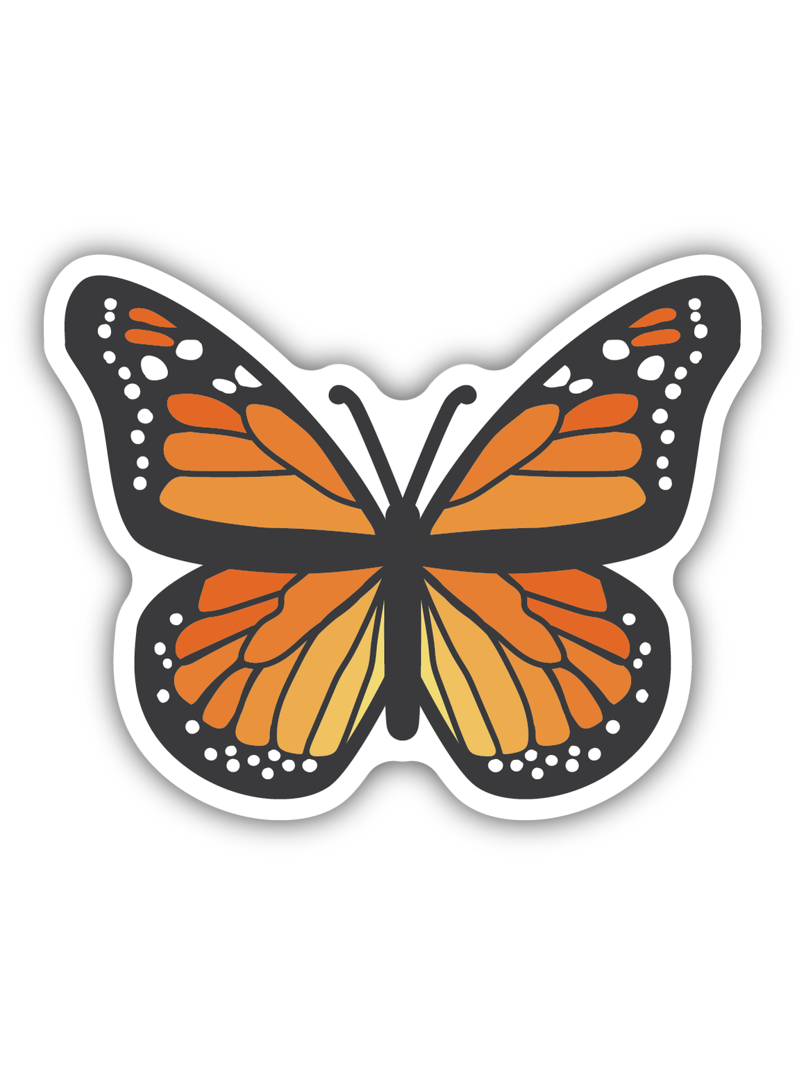 Monarch Butterfly Sticker