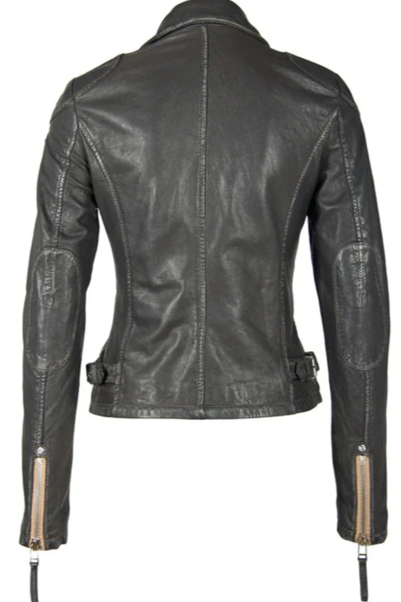 SOFIA RF Leather Jacket