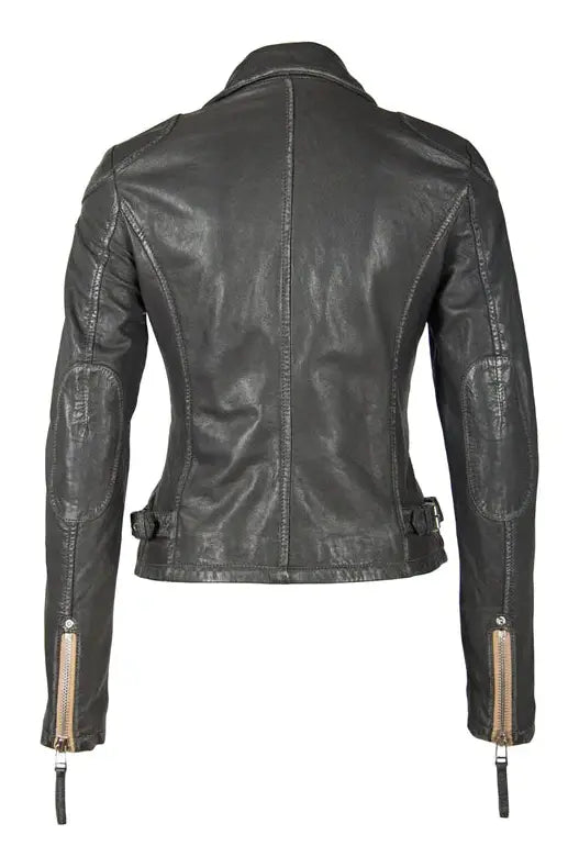Sofia Leather Jacket, Anthra