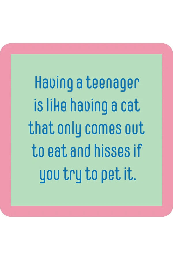Teenager/Cat Coaster