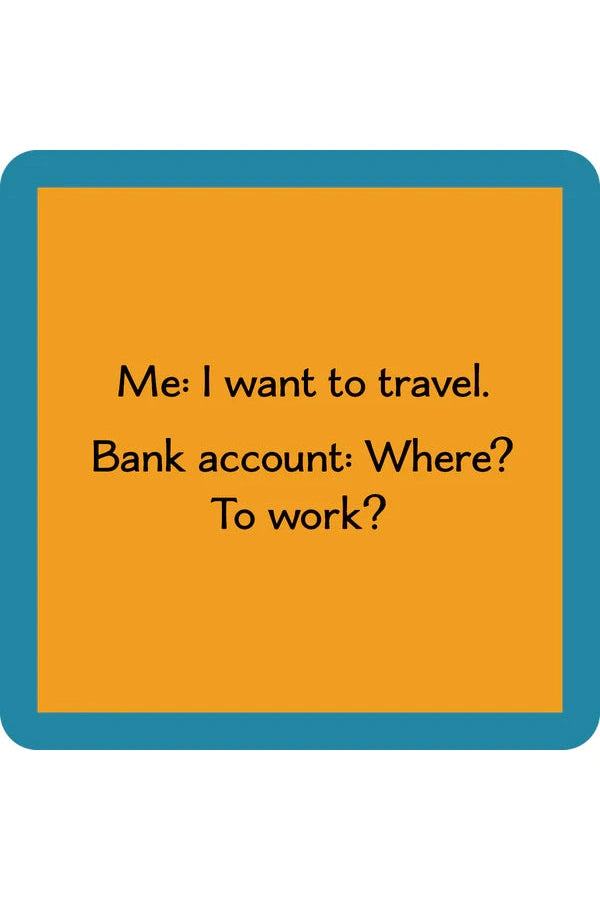 Bank Account Coaster