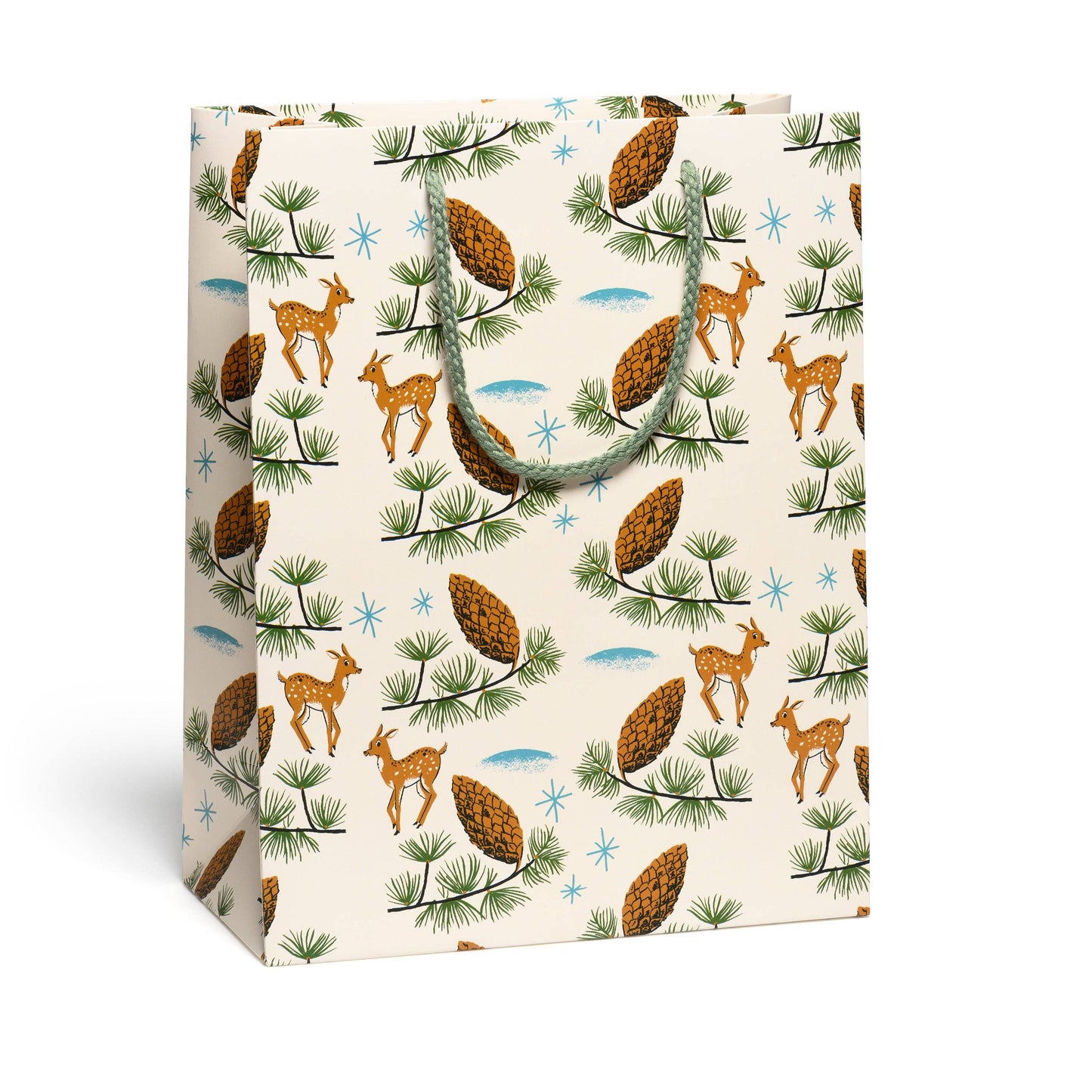 Deer and Pine Cones gift bags