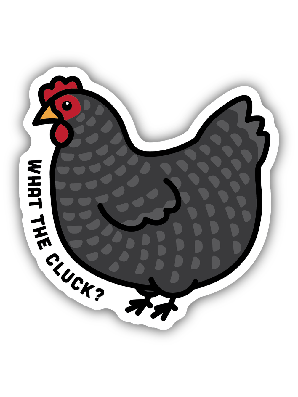 What The Chicken Sticker