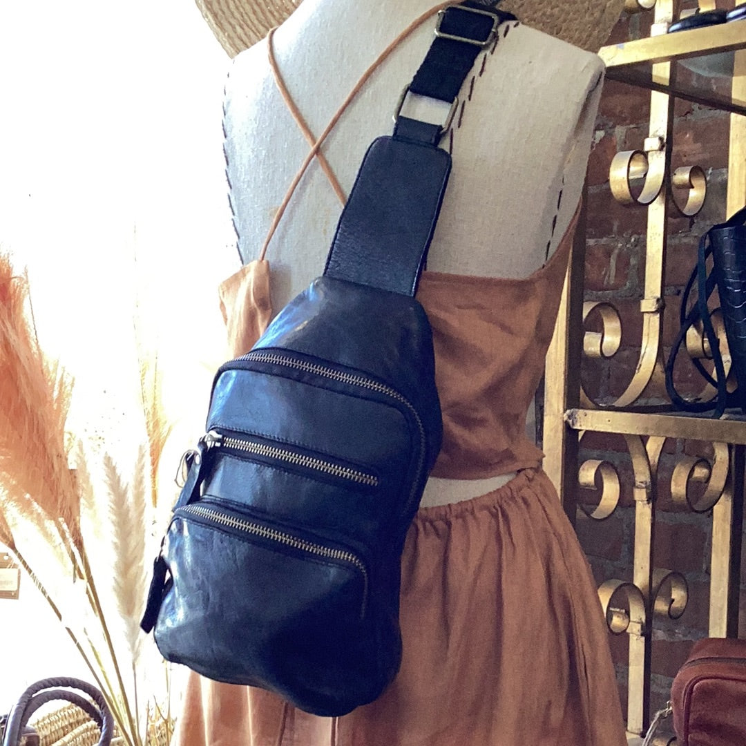 Leather Crossbody Bag