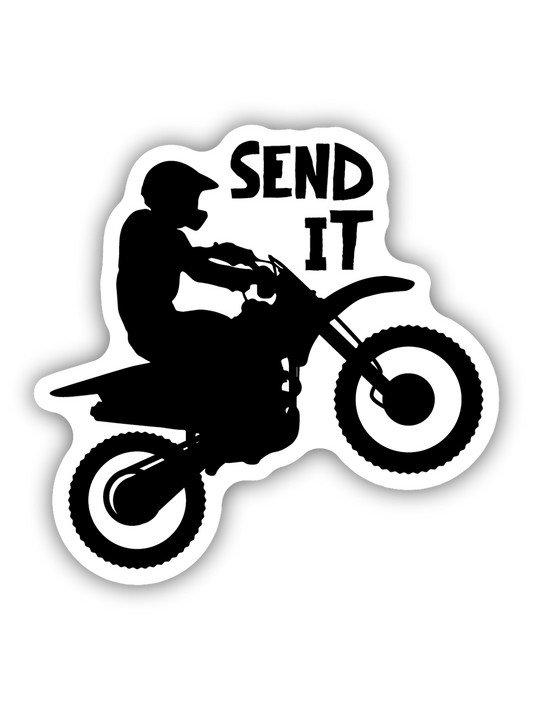 Send It Dirt Bike Sticker