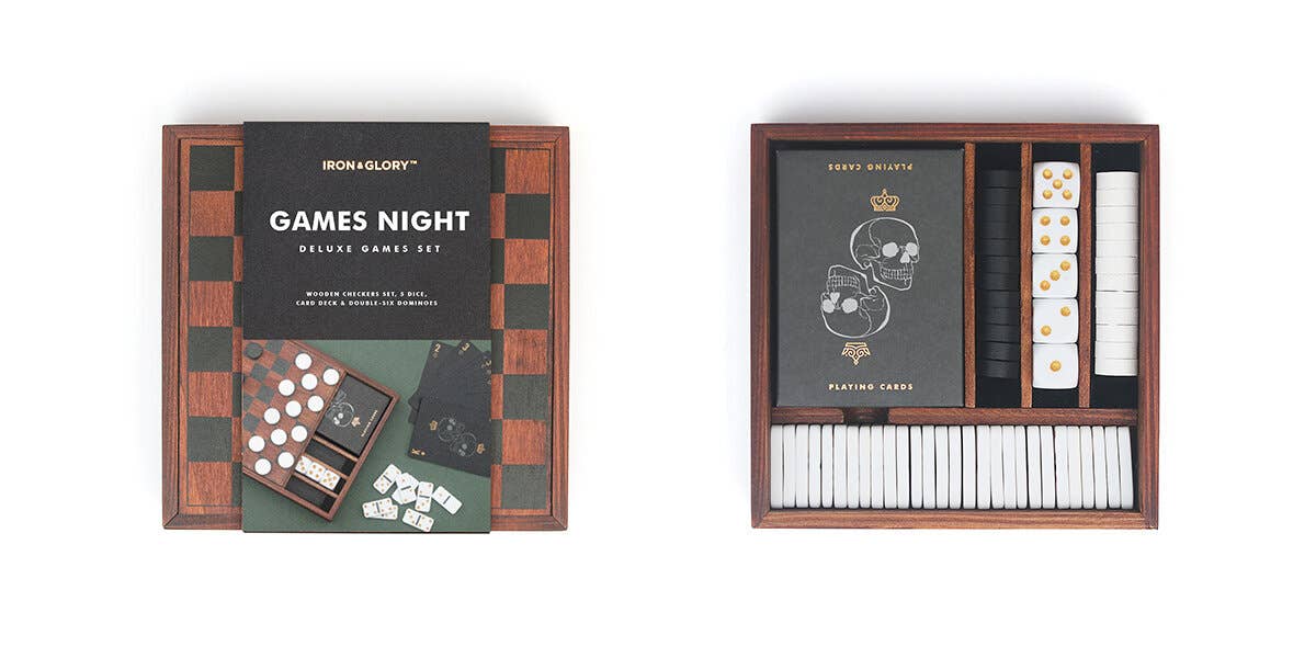 Iron & Glory Games Night - Wooden Games Compendium