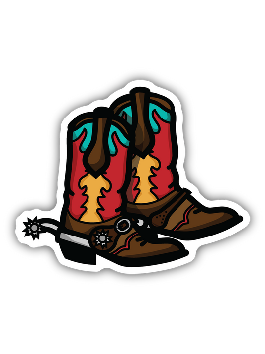 Cowboy Boots Sticker