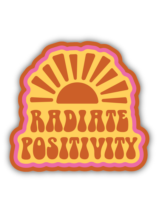 Radiate Positivity Sticker